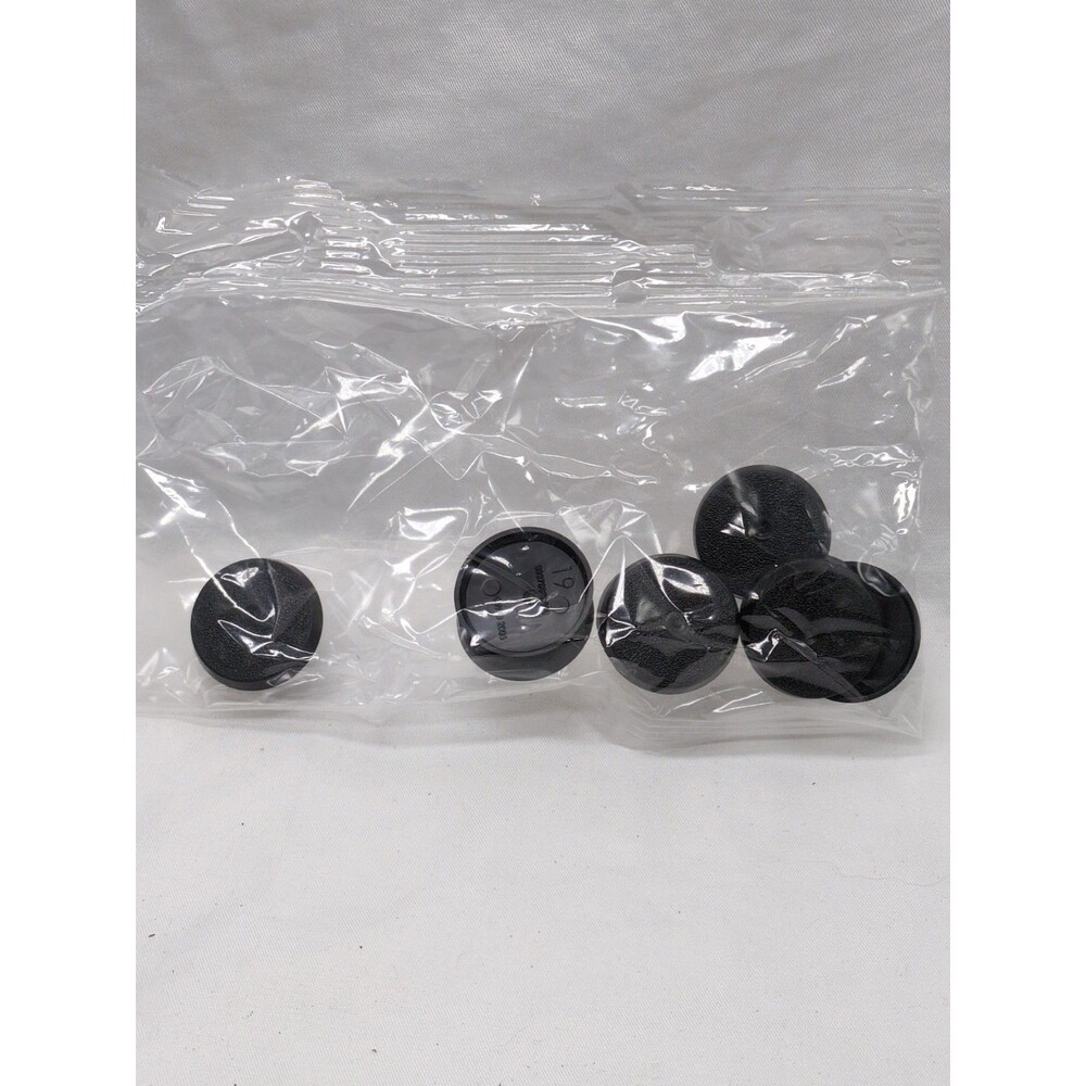 Bag Of (10) 2005 Games Workshop 25mm Round Miniature Bases